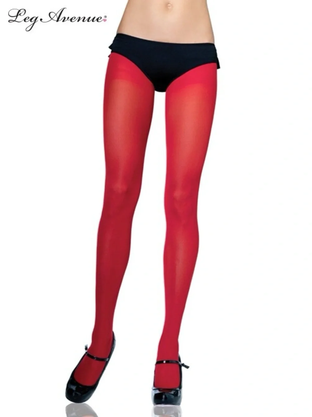 Brand New-Leg Avenue Vibrant Red Sheer Tights